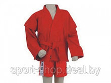 Форма (кимоно) самбо 3130 Vimpex Sport  "Fighter" Red, куртка самбо, кимоно самбо, кимоно красное, кимоно