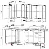 КУХНЯ УГЛОВАЯ Мила Лайт 1.2х1.9 Ясень светлый-Ясень темный, фото 2