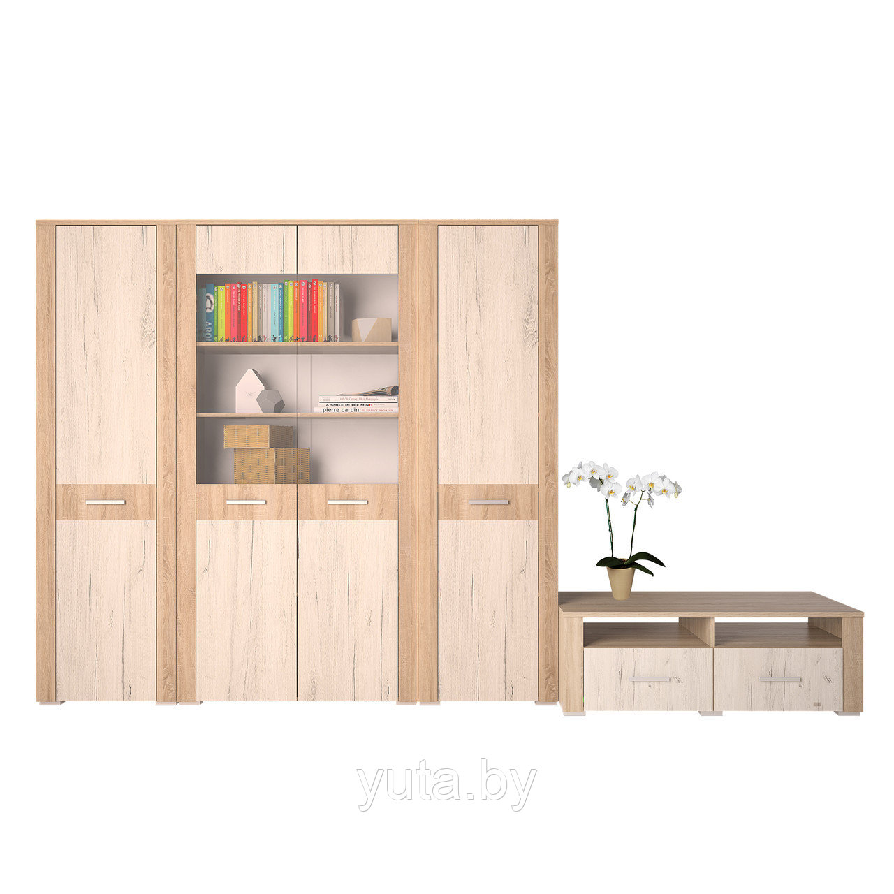 Мебель в спальню Коламбия набор 2 Интерлиния - фото 2 - id-p116387225