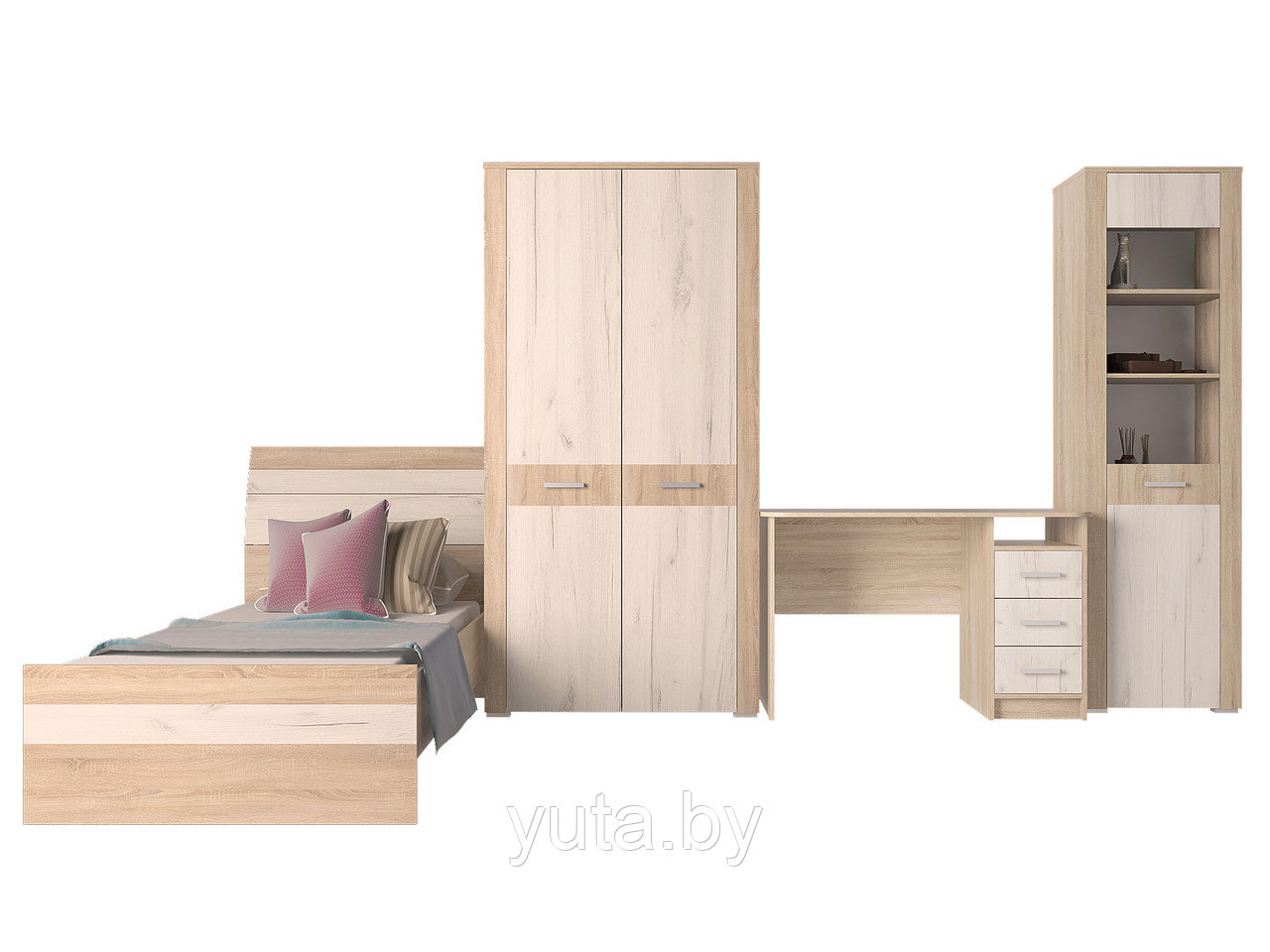 Набор мебели для жилой комнаты Коламбия-5 (С основанием) - фото 1 - id-p116387245