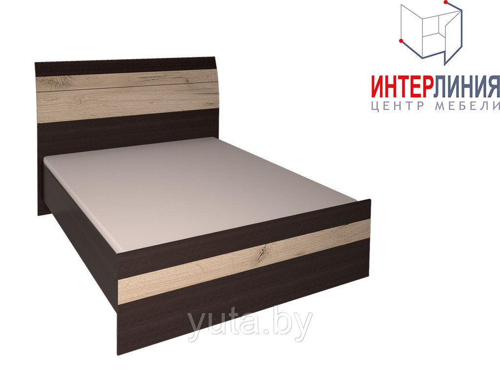 Кровать одинарная (90) КЛ-001-3 (Без основания)