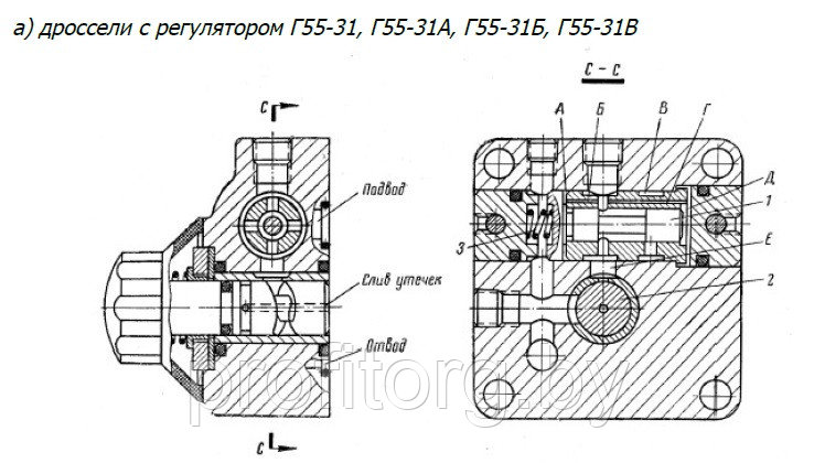 Регулятор патока  Г55