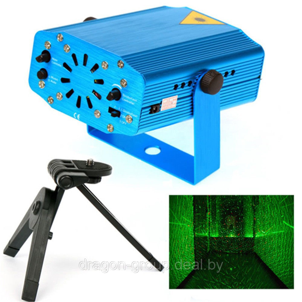 Галографический лазер Mini - Лазерный мини проектор Mini Laser - фото 2 - id-p116399926
