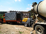 Мини бетононасос аренда, подача бетона до 150м + доставка бетона миксерами до 10м3, цена бетононасоса от 200р., фото 4