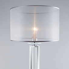Настольная лампа с абажуром 01078/1 хром Fargo Eurosvet, фото 3