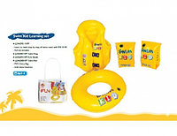 Детский набор для плавания Swim Kid Learning JL046095-1NPF, круг детский, набор для плавания, нарукавники