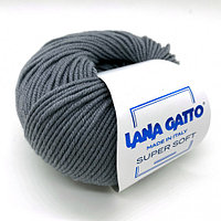 Пряжа Lana Gatto Super Soft 14433 угольно-серый