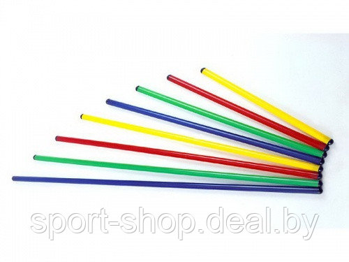 Палка гимнастическая малая рр 21 мм. длина 750, палка гимнастическая, палка для гимнастики, палка пластиковая - фото 1 - id-p103989803