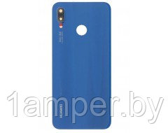 Задняя крышка Original для Huawei Ascend P20 Lite Со стеклом камеры.Синяя