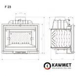 Дровяная топка KAWMET Premium F23 (14кВт), фото 6