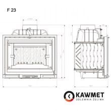 Дровяная топка KAWMET Premium F23 (14кВт) - фото 6 - id-p116409214