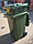 Мусорный контейнер 240 л зеленый, РФ, фото 3