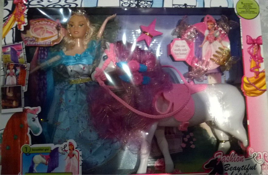 Кукла Барби с лошадкой - фото 1 - id-p6903153