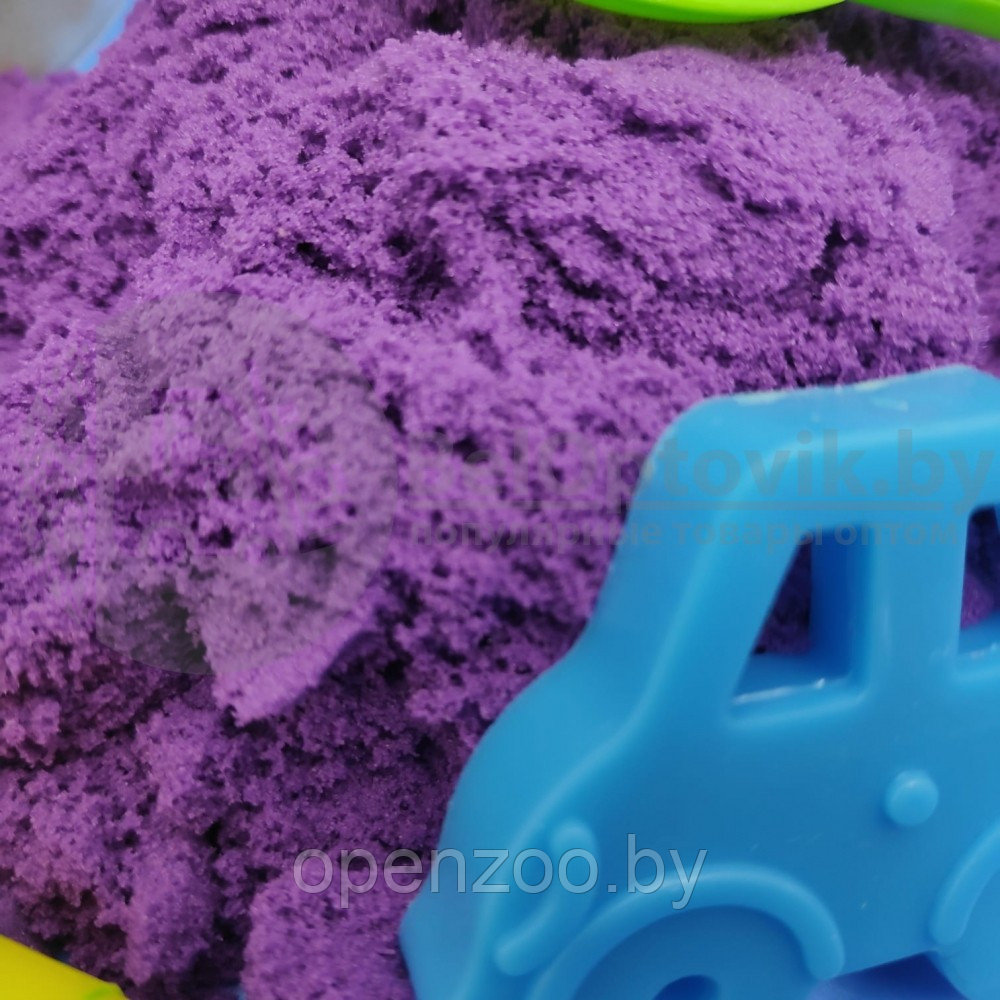 Набор для творчества GENIO KIDS Умный песок (живой кинетический песок), 1000g Фиолетовый - фото 8 - id-p116447095