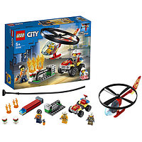 Конструктор ЛЕГО Город Пожарный спасательный вертолёт LEGO City 60248