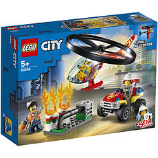 Конструктор ЛЕГО Город Пожарный спасательный вертолёт LEGO City 60248, фото 3