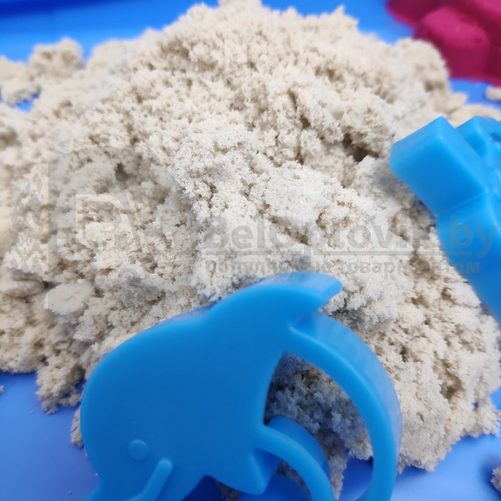 Набор для творчества GENIO KIDS Умный песок (живой кинетический песок), 1000g Фиолетовый - фото 7 - id-p116448958