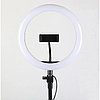 Кольцевая светодиодная лампа Ring Fill Light 26 см + штатив (2.1м) + держатель для телефона, фото 8