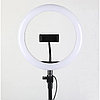 Кольцевая светодиодная лампа Ring Fill Light 26 см + штатив (2.1м) + держатель для телефона, фото 8