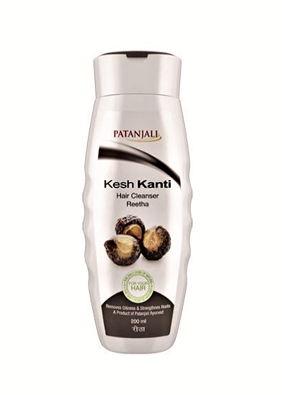 Шампунь Кеш Канти Ритха Патанджали, Patanjali Kesh Kanti Reetha Shampoo, 200 мл