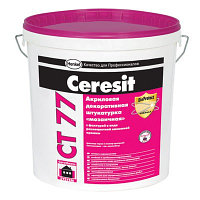 Ceresit CТ 77 декоративная мозаичная штукатурка 1,0-1,6 мм 25кг Granada