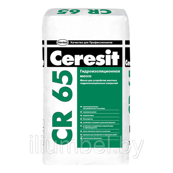Ceresit CR 65 гидроизоляционное покрытие 25кг