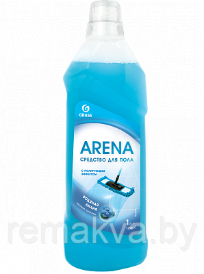 Средство для пола с полирующим эффектом "ARENA" водная лилия (1 л.), фото 2