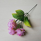 Ветка с шишками хмеля, ткань, L=25см. (5 цветов), фото 3