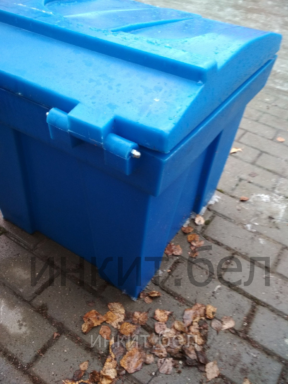 Пластиковый ящик для песка и соли 150 литров синий. Цена с НДС - фото 5 - id-p116423544