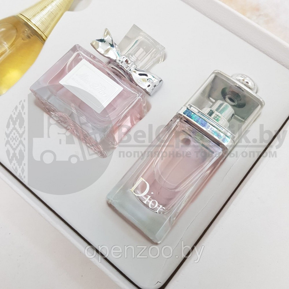 Подарочный набор духов Dior 3 аромата в мини-флаконах по 30 мл. - фото 3 - id-p116480154