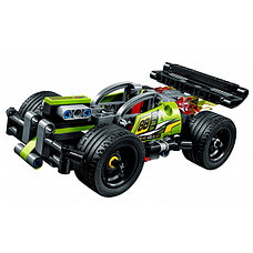 Лего Техник 42072 Зеленый гоночный автомобиль, фото 3