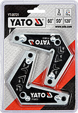 Струбцина магнитная для сварки 10.0кг ( 2шт.) "Yato" YT-08721, фото 3