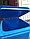 Цена с НДС. Мусорный контейнер ESE 240 л (Германия) синий (ТБО, ТКО). Работаем с юр. и физ. лицами., фото 3