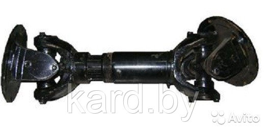 540-2201010 (540-2201010-30) Вал карданный L= 936 мм. Фланец на 8 отв. 205х230. Крестовина 62х173 мм. Белаз и