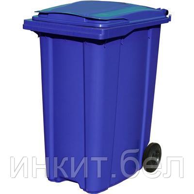 Мусорный контейнер ESE 360 л синий - фото 1 - id-p116423359