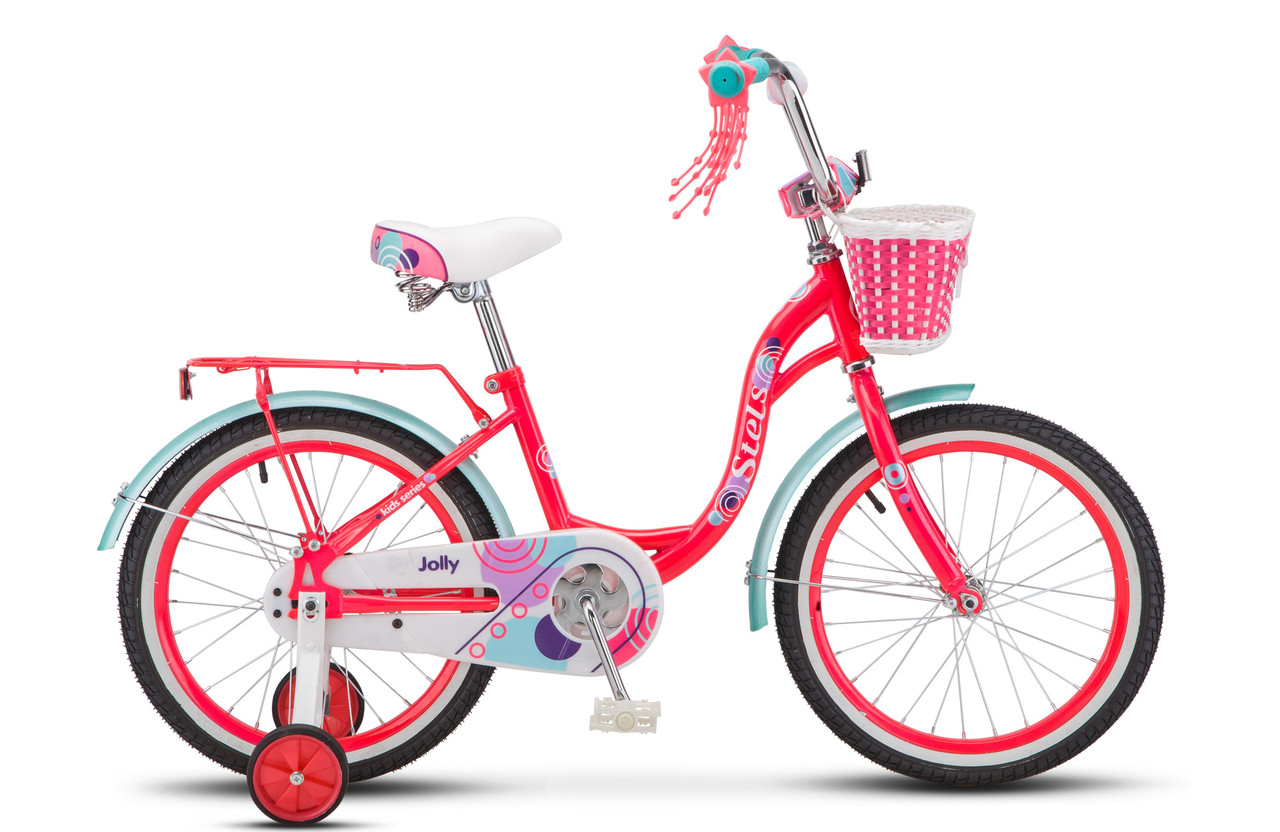 Велосипед детский Stels Jolly 18" розовый-бирюзовый