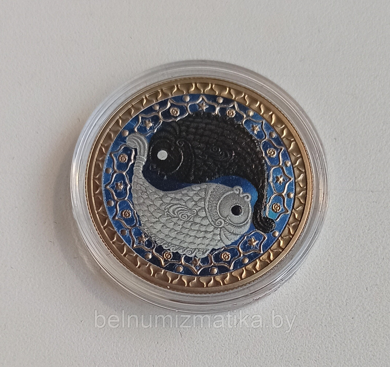 Рыбы, 1 рубль 2009, набор 4 медно-никелевых монет #BelCoinArt - фото 4 - id-p116549933