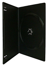 Футляр для дисков BOX одинарный 14-, 9-, 7- мм (черный, глянцевый)