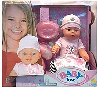 Кукла пупс Baby Love аналог Baby Born 9 функций 003 купить в Минске