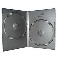Футляр для дисков BOX двойной 14-, 9- мм (черный, глянцевый)