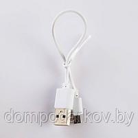 Зажигалка электронная, USB, спираль, узкая, чёрно-золотистая, 7.5х12 см, фото 5
