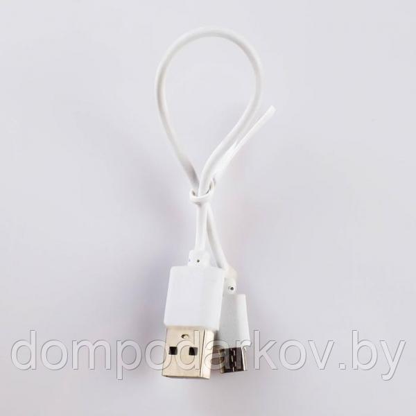 Зажигалка электронная, USB, спираль, узкая, чёрно-золотистая, 7.5х12 см - фото 5 - id-p116555256