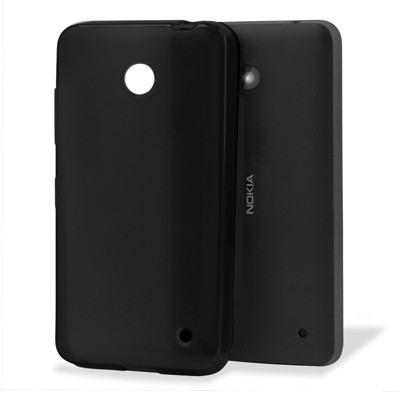 Чехол-накладка для Nokia Lumia 530 (силикон) черный