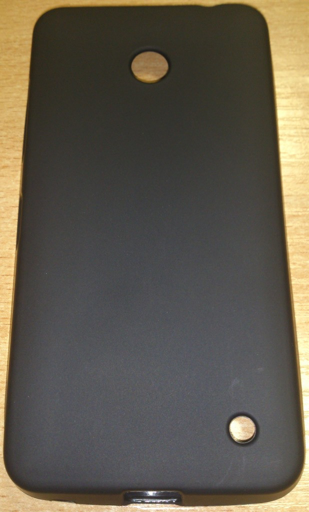 Чехол-накладка для Nokia Lumia 530 (силикон) черный - фото 2 - id-p6926530