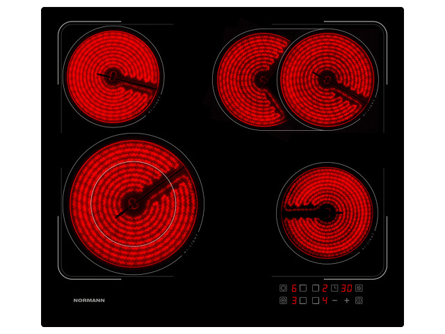 Варочная панель электрическая NORMANN BHC-6430A.BK