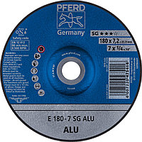 Круг зачистной (обдирочный) 180 мм, толщина 7,2 мм по алюминию E 180-7 SG ALU, Pferd, Германия, фото 1