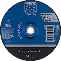 Круг зачистной (обдирочный) 230 мм, толщина 7,2 мм по стали  E 230-7 SG STEEL, Pferd, Германия, фото 1