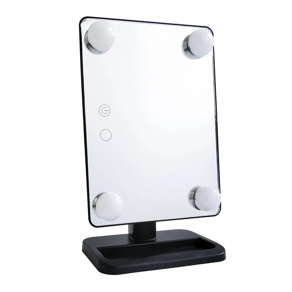 Зеркало с подсветкой Cosmetic Mirror make up easily 360 градусов сенсорное управление - фото 1 - id-p116634352