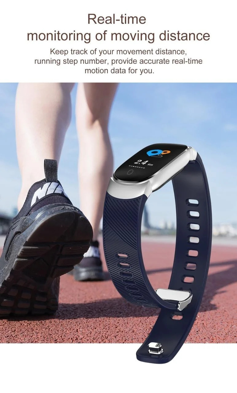 Смарт-браслет Smart Bracelet Unleach Your Run QW16 с функцией измерения артериального давления - фото 8 - id-p116635400