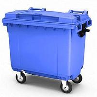 Контейнер для мусора пластиковый 660 л синий, Иран